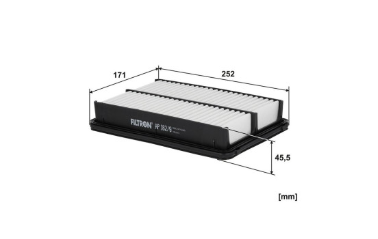 Air filter AP 182/9 Filtron, Image 3