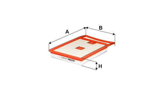 Air filter AP 183/5 Filtron, Image 2