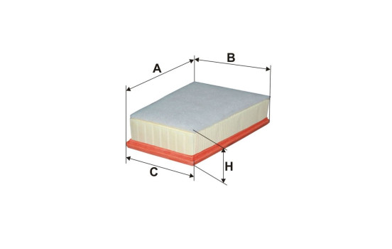 Air filter AP 185/4 Filtron, Image 2