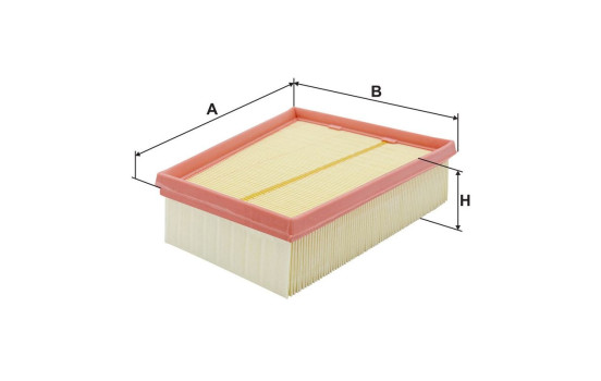 Air filter AP 185/6 Filtron, Image 2