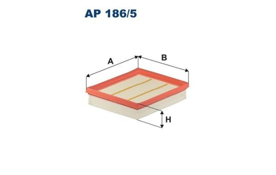 Air filter AP 186/5 Filtron