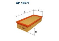 Air filter AP 187/1 Filtron