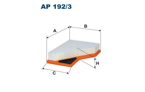 Air filter AP 192/3 Filtron
