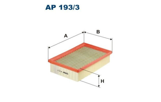 Air filter AP 193/3 Filtron