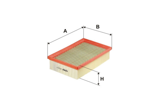 Air filter AP 193/3 Filtron, Image 2