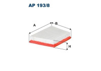 Air filter AP 193/8 Filtron