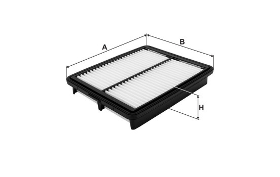 Air filter AP 194/3 Filtron, Image 2