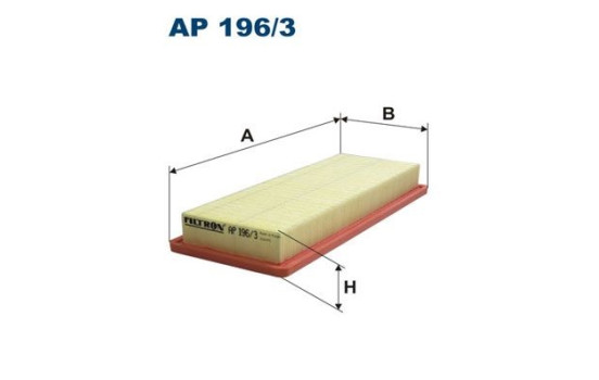 Air filter AP 196/3 Filtron