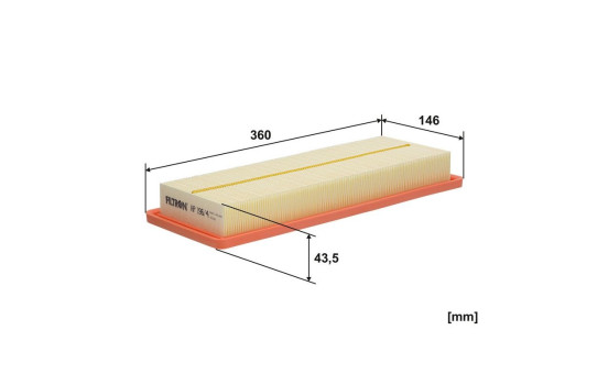 Air filter AP 196/4 Filtron, Image 3