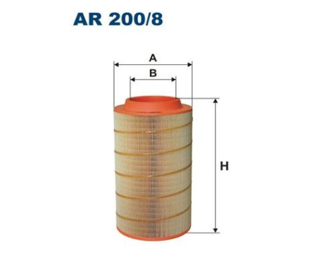 Air filter AR 200/8 Filtron