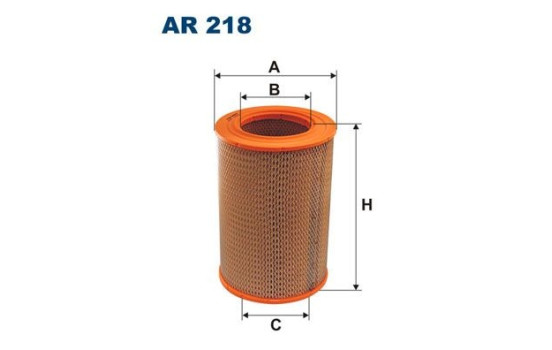 Air filter AR 218 Filtron