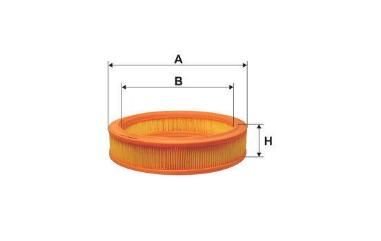 Air filter AR 232/2 Filtron, Image 2