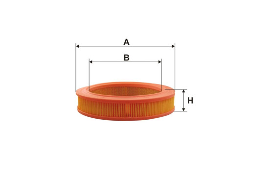 Air filter AR 239 Filtron, Image 2