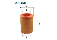 Air filter AR 252 Filtron