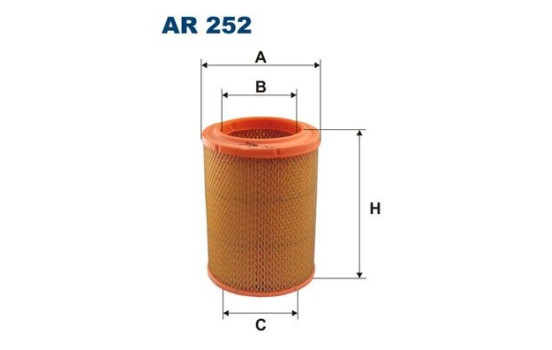 Air filter AR 252 Filtron