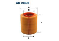 Air filter AR 286/2 Filtron