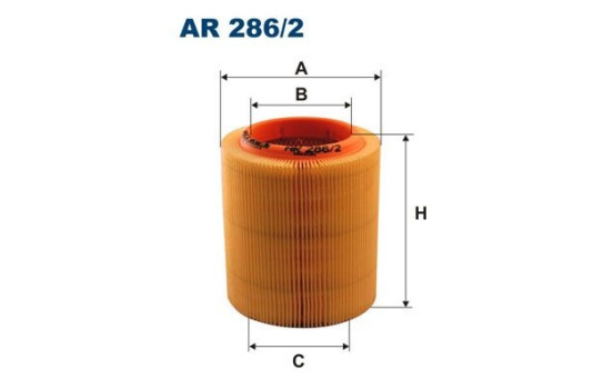Air filter AR 286/2 Filtron