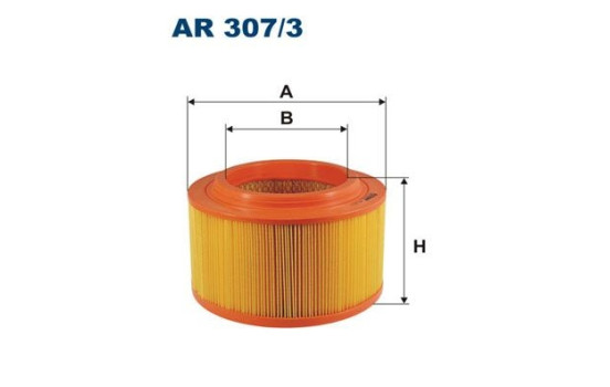 Air filter AR 307/3 Filtron