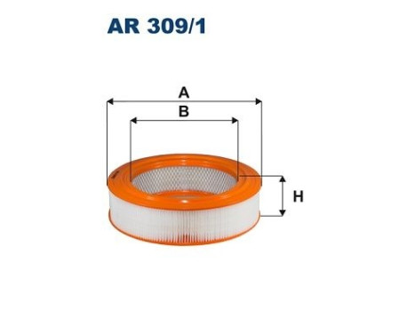 Air filter AR 309/1 Filtron