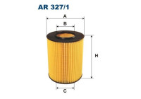 Air filter AR 327/1 Filtron