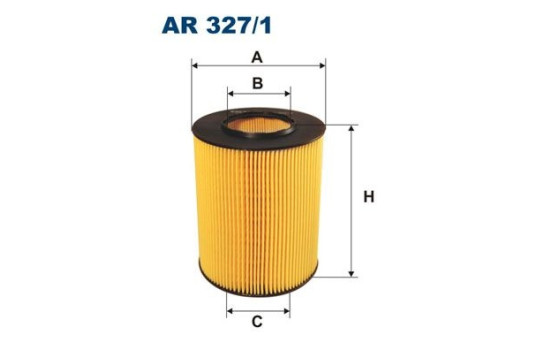 Air filter AR 327/1 Filtron
