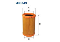 Air filter AR 349 Filtron