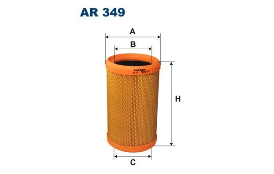 Air filter AR 349 Filtron