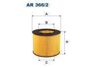 Air filter AR 366/2 Filtron