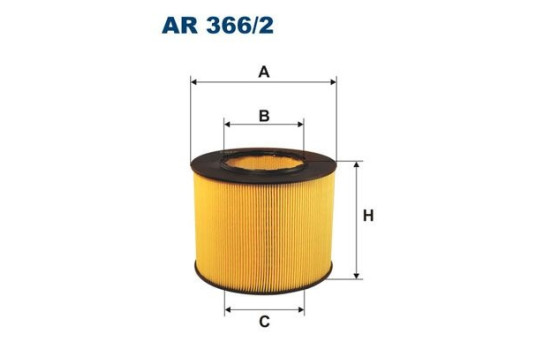 Air filter AR 366/2 Filtron