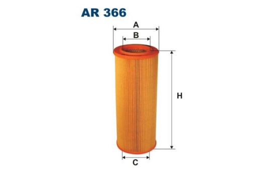 Air filter AR 366 Filtron