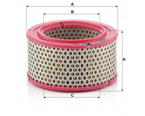 Air Filter C 1213 Mann, Image 2
