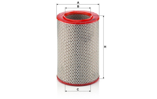 Air Filter C 15 120 Mann, Image 3