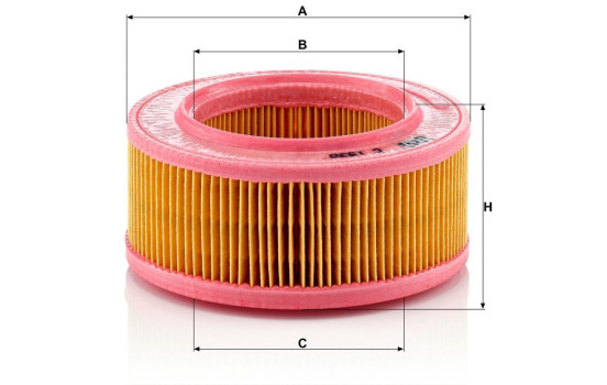 Air Filter C 1530 MANN-FILTER, Image 4