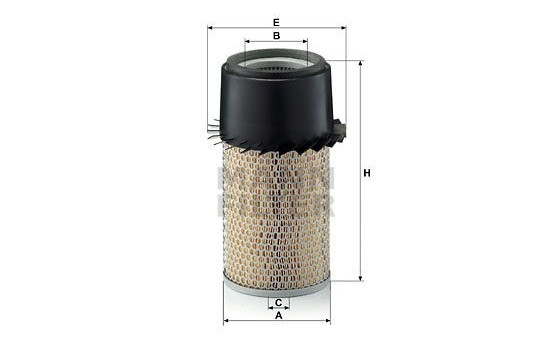 Air Filter C 16 190/3 x Mann