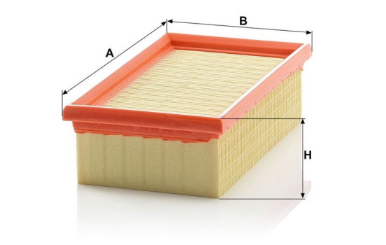 Air Filter C 2163 Mann, Image 3