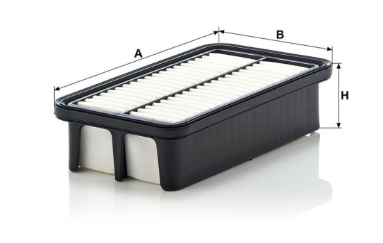 Air Filter C 2219 MANN-FILTER, Image 3