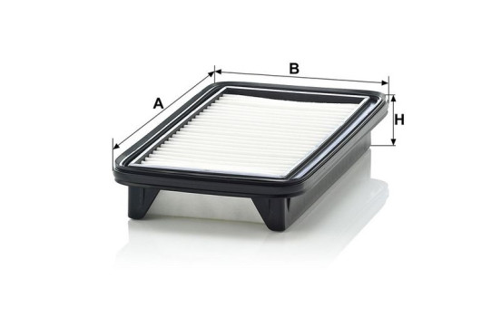 Air Filter C 23 004 Mann, Image 3