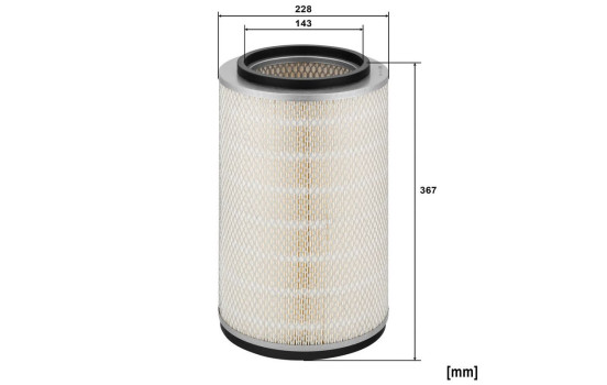 Air filter C 23 064 MANN-FILTER, Image 2