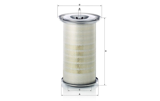 Air filter C 24 037 MANN-FILTER, Image 2