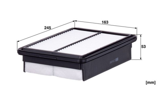 Air filter C 24 090 MANN-FILTER, Image 2