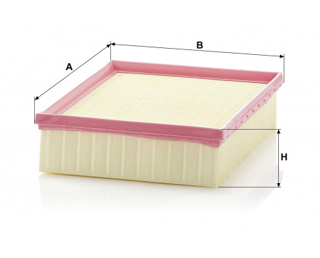 Air Filter C 24 123/2 Mann, Image 2