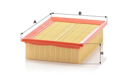 Air Filter C 25 100 MANN-FILTER, Image 3