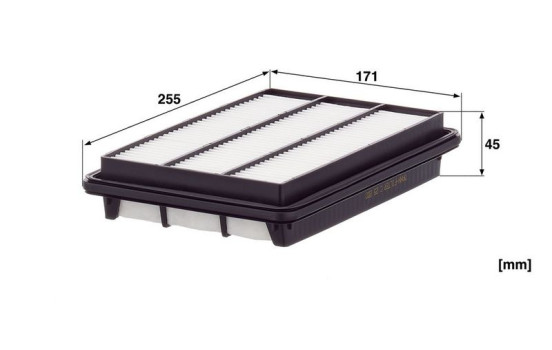 Air filter C 25 200 Mann, Image 2