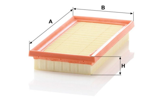 Air Filter C 26 027 MANN-FILTER, Image 3