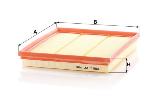 Air Filter C 27 026 MANN-FILTER, Image 3