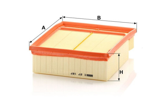 Air Filter C 27 187 Mann, Image 4