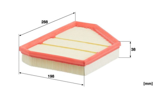 Air filter C 28 092 Mann, Image 2