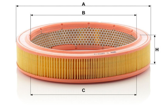 Air Filter C 2852/2 MANN-FILTER, Image 4