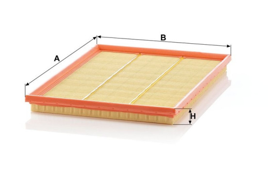 Air Filter C 3178 MANN-FILTER, Image 3