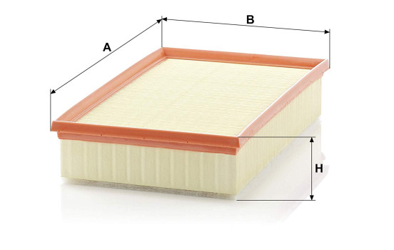 Air Filter C 32 191/1 Mann, Image 2